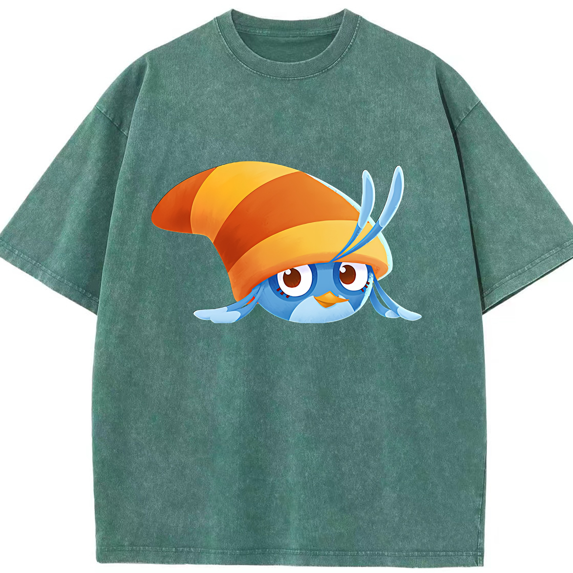 （画像用） Angry Birds アングリーバード 綿100% ヴィンテージ風 半袖Tシャツ（フロントプリント）